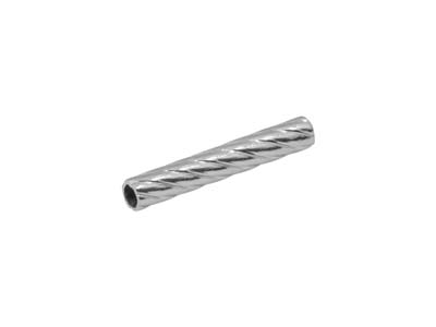 Intervallo Per Tubo Corrugato 12,70x 2 Mm, Argento 925, Pacchetto Da 25