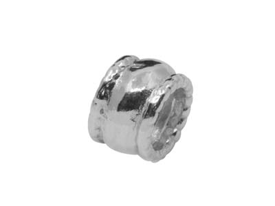 Confezione Da 6 Distanziali A Tubo, 5,5 X 8 Mm, Con Foro Di Diametro 5 Mm, Argento 925 - Immagine Standard - 1