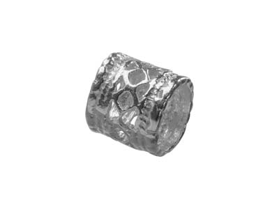 Confezione Da 6 Distanziali A Tubo, 6,5 X 5 Mm, Con Foro Di Diametro 4 Mm, Argento 925 - Immagine Standard - 1