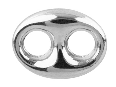 Distanziatore Per Chicchi Di Caff} 8 Mm, Argento 925 - Immagine Standard - 2
