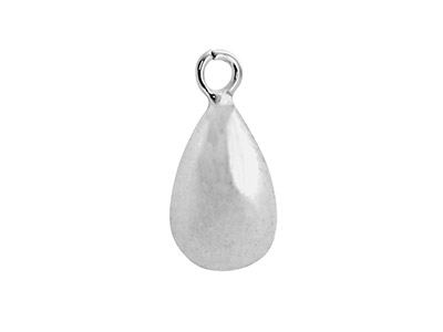 Ciondolo Goccia Sferica 10 Mm, Argento 925