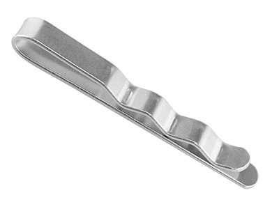 Fermacravatta 50 X 6 Mm, Argento 925 100% Argento Riciclato - Immagine Standard - 1