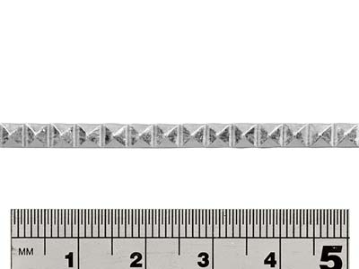 Filo Goffrato Piramidale MM 4,20, Argento 925 Semiduro - Immagine Standard - 2