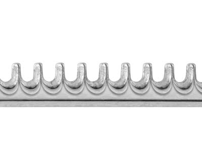 Banda Galleria Conchiglia 0.50 X 2.60 Mm, Argento 925 Semiduro - Immagine Standard - 3