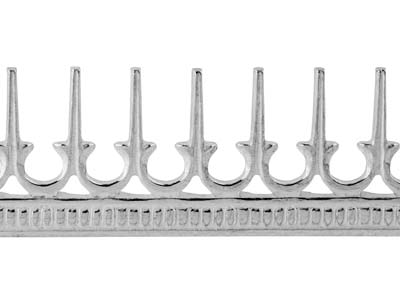 Fascia Galleria Poignard, 0,90 X 9,30 Mm, Argento 925 Semiduro - Immagine Standard - 3