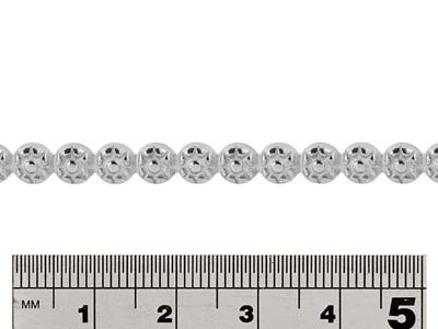 Fascia Galleria Flowers 2,40 X 5,00mm, Argento 925 Semiduro - Immagine Standard - 2