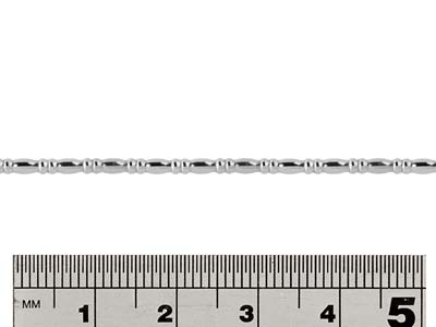 Filo Per Perline Alternato, Ovale Erondelle 2 Mm, Argento 925 Semidur O - Immagine Standard - 2