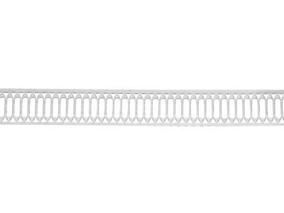 Fascia Da Galleria 0,70 X 13,00 Mm,argento 925 Semiduro