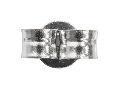 Chiusure Per Orecchini A Perno, 112, Platino - Immagine Standard - 4