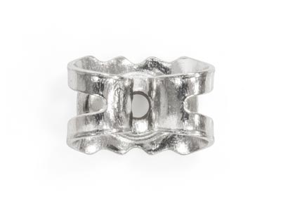 Chiusure Per Orecchini A Perno Grandi, M7406, Platino - Immagine Standard - 4