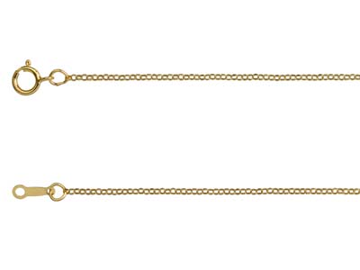 Catena A Maglie Jaseron 1,10 Mm, 40cm, Oro Riempito