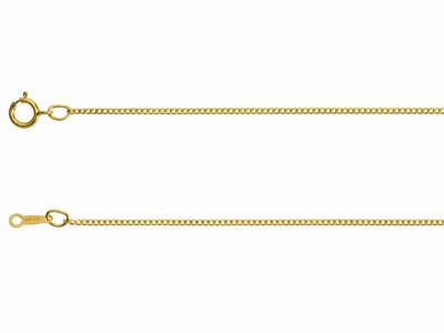 Catena A Maglie Barbazzale 1,20 Mm,40 Cm, Gold Filled
