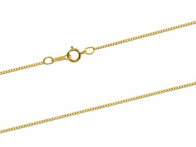 Catena A Maglie Barbazzale 1,20 Mm,40 Cm, Gold Filled - Immagine Standard - 2