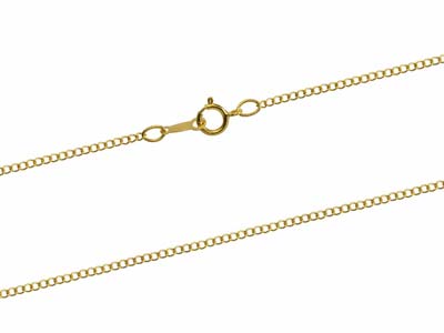 Catena A Maglie Barbazzale 1,50 Mm,40 Cm, Gold Filled - Immagine Standard - 2