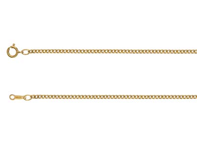 Catena Grumetta In Oro Pieno, 2 mm, 40 cm - Immagine Standard - 1