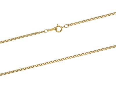 Catena Grumetta In Oro Pieno, 2 mm, 45 cm - Immagine Standard - 2