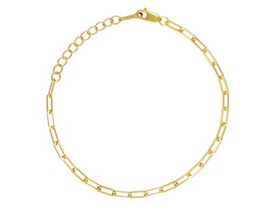 Bracciale A Maglia Rettangolare Conestensione, 16,50-19 Cm, Gold Fill Ed - Immagine Standard - 1