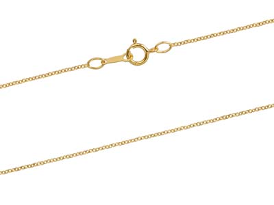 Catena A Maglie Forzate 1,10 Mm, 40cm, Oro Riempito - Immagine Standard - 2