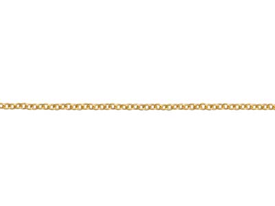 Catena A Maglie Forzate 1,10 Mm, 40cm, Oro Riempito - Immagine Standard - 3