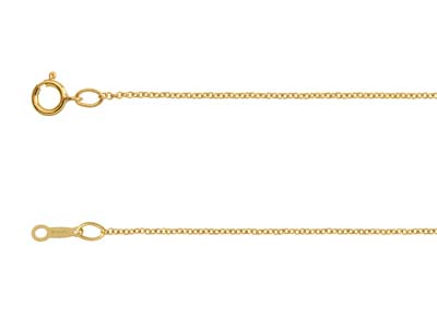 Catena A Maglie Forzate 1,10 Mm, 45cm, Gold Filled
