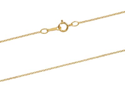 Catena A Maglie Forzate 1,10 Mm, 45cm, Gold Filled - Immagine Standard - 2