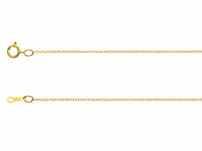 Catena A Maglie Forzate 1,20 Mm, 45cm, Oro Riempito