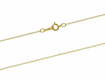 Catena A Maglie Forzate 1,20 Mm, 45cm, Oro Riempito - Immagine Standard - 2