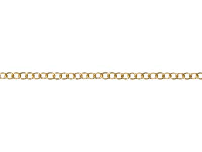 Catena A Maglie Forzate 2,20 Mm, 45cm, Gold Filled - Immagine Standard - 3