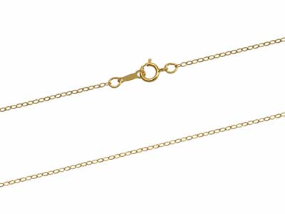 Catena A Maglie Piatte For\at 1,50 Mm, 40 Cm, Gold Filled - Immagine Standard - 2