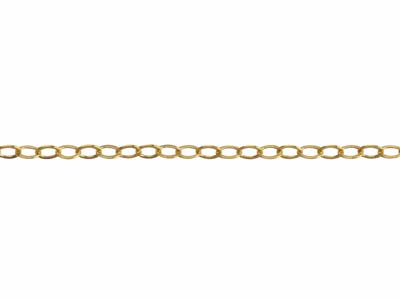 Catena A Maglie Piatte For\at 1,50 Mm, 40 Cm, Gold Filled - Immagine Standard - 3