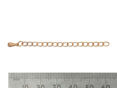 Prolunga Catena Rombo 2,75 Mm, 5,5 Cm, Rosa* - Immagine Standard - 2