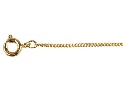 Catena Grumetta 1,2 Mm, 40 Cm, Oro