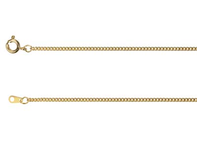 Catena A Maglie Groumette 1,8 Mm, 45 Cm, Oro* - Immagine Standard - 2
