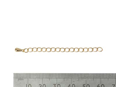 Prolunga Catena Rombo 2,75 Mm, 5,5 Cm, Oro* - Immagine Standard - 2