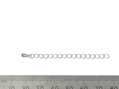 Prolunga Catena Rombo 2,75 Mm, 5,5 Cm, Argento* - Immagine Standard - 2