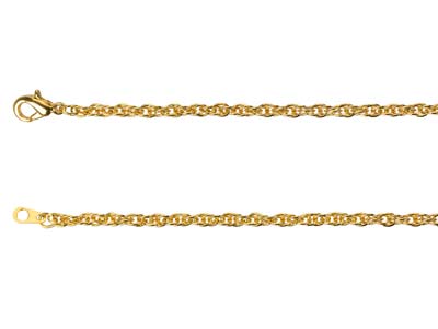 Catena Corda Da 1,8 Mm, 45 Cm, Dorato* - Immagine Standard - 2