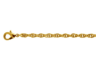 Catena Corda 2,8 Mm, 45 Cm, Dorato