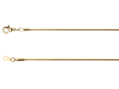 Catena Maglia Serpente 1,1 Mm, 45 Cm, Oro* - Immagine Standard - 2