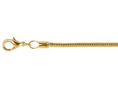 Catena Maglia Serpente 1,9 Mm, 45 Cm, Oro