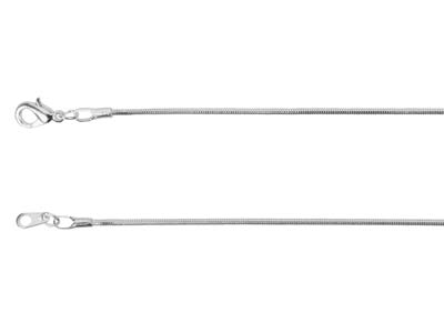 Catena Maglia Serpente 1,1 Mm, 40 Cm, Argento* - Immagine Standard - 2
