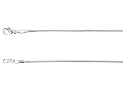 Catena A Maglia Serpente 1,1 Mm, 45cm, Argento* - Immagine Standard - 2