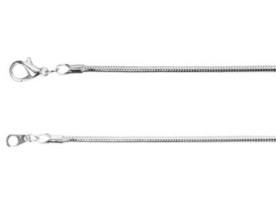 Catena A Maglia Serpente 1,9 Mm, 45cm, Argento* - Immagine Standard - 2
