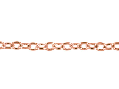Catena A Maglia Forzatina 1,6 Mm, 45 Cm, Rosato* - Immagine Standard - 2