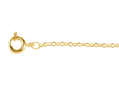 Catena A Maglie Forat 1,6 Mm, 60 Cm, Oro