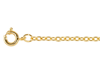 Catena A Maglie Forzate 2,3 Mm, 45 Cm, Oro