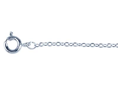 Catena A Maglie Forzate 1,6 Mm, 60 Cm, Argentato