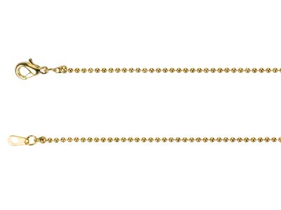 Catena A Palline 1,5 Mm, 45 Cm, Oro* - Immagine Standard - 2