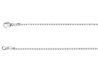 Catena A Palline 1,5 Mm, 40 Cm, Argentato* - Immagine Standard - 2
