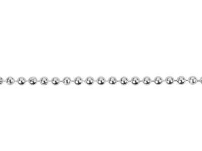 Catena A Palline 1,5 Mm, 45 Cm, Argentato* - Immagine Standard - 3
