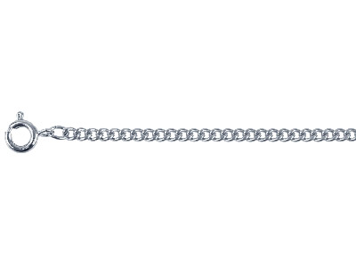 Catena A Maglie Gourmette 3 Mm, 60 Cm, Acciaio Inossidabile